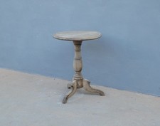 Tavolino tavolo tondo in legno