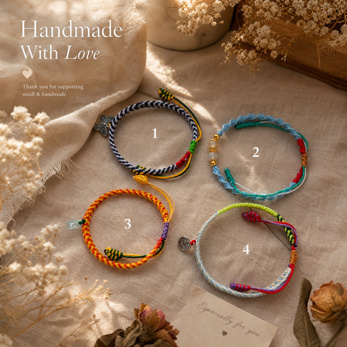 Bracciale portafortuna coreano - portafortuna,