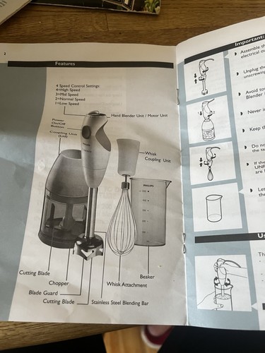 Phillips frullatore manuale - phillips,