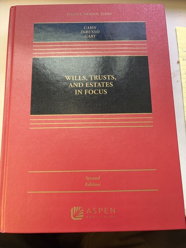 Focus casebook ser wills - casebook, ser.: