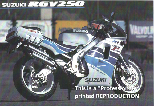 Suzuki rgv250 brochure - rgv250,