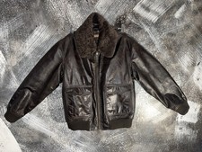 Giacca in pelle con collo in