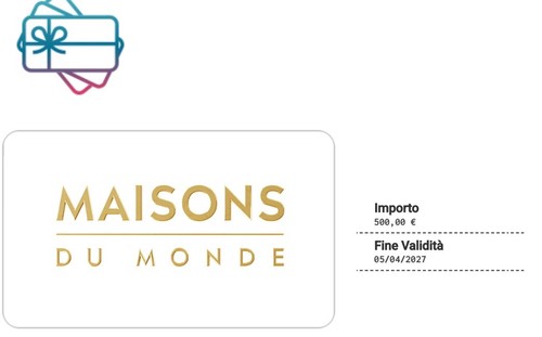 Gift card digitale - maison, du
