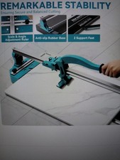 VEVOR 800mm Tagliapiastrelle Manuale Binario Singolo Spessore 6-15 mm