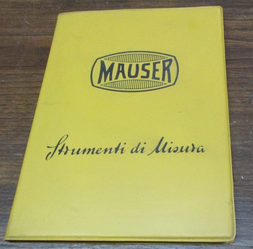 Catalogo mauser strumenti - mauser.,