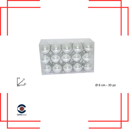 Confezioni palline natale - 30,