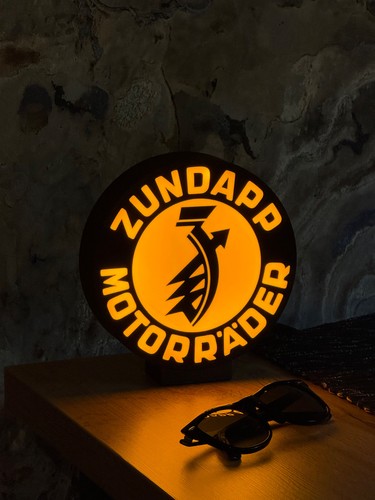 Insegna luminosa zundapp moto - zundapp,