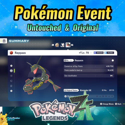 Shiny rayquaza evento - ✨,