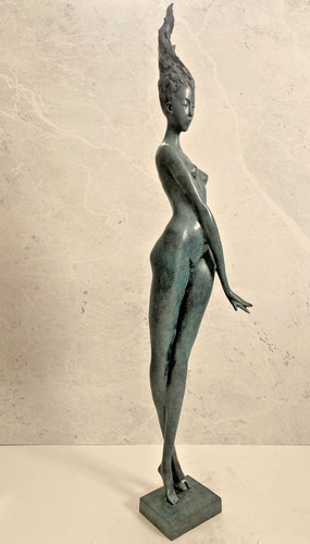 Statua bronzo nudo milo - in,