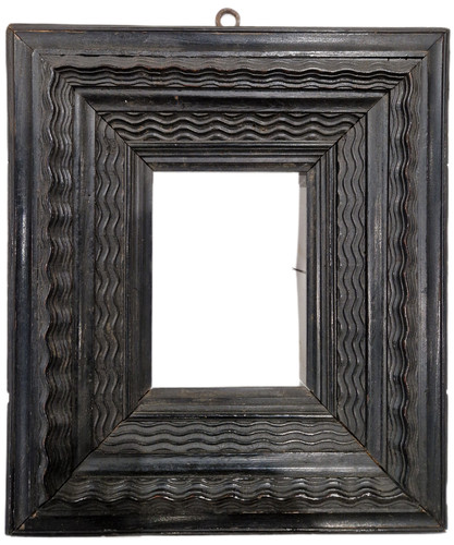 Cornice antica ebanizzata - ​cornice,
