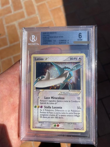 Pokemon card latios gold - card, star