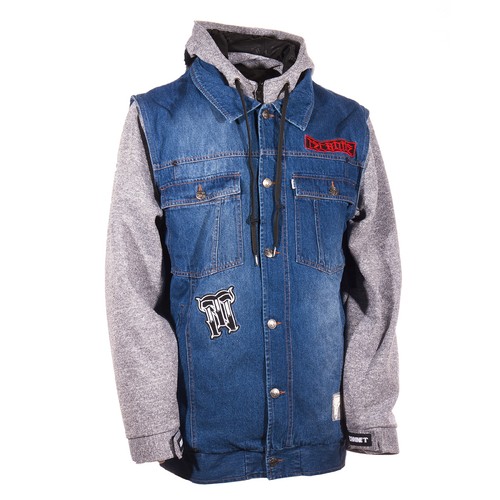 Technine denim gilet giacca - denim,