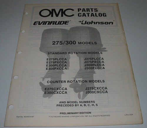 Parts catalog omc evinrude - catalog,