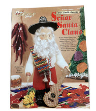 Vecchio Mondo Babbo Natale in Plastica Canvas Libro Sud di Confine Senor Babbo Natale Nuovo1995