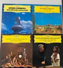 LOTTO 4 X LP DEUTSCHE GRAMMOPHON IN OTTIMO STATO  CHOPIN MOZART - SPEDIZ. GRATIS