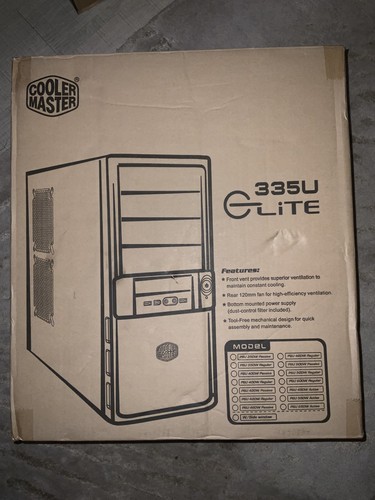Cooler master elite 335u - master, black
