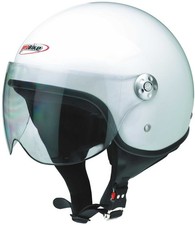 Casco Jet Pilot Pearl Bianco