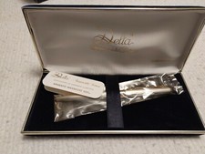 Penna a sfera Vintage Delta NDA con astuccio 1994 - Argento Massiccio 925