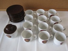 Set servizio da caffè o tè vintage da 12 tazzine antiche Seltmann Weiden Baviera