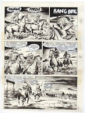 ERIO NICOLO' - TAVOLA ORIGINALE TEX - 'LA CELLA DELLA MORTE'