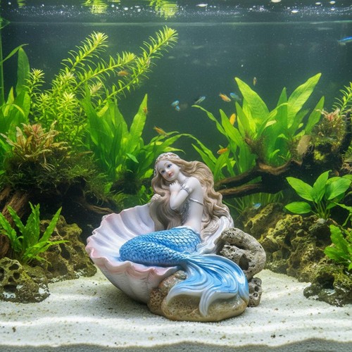 Sirena decorativa resina - in,