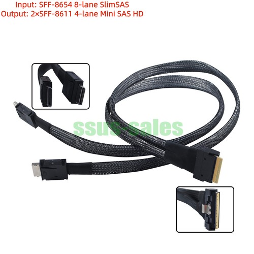 50cm sff 8654 slimsas 2x - 8i,