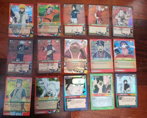 Lotto carte naruto - 15, rare