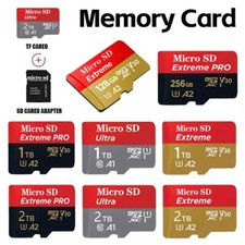 Scheda di Memoria Micro SD SDHC SDXC Class 10 128 gb 256 gb 512 gb 1 tb 2 tb