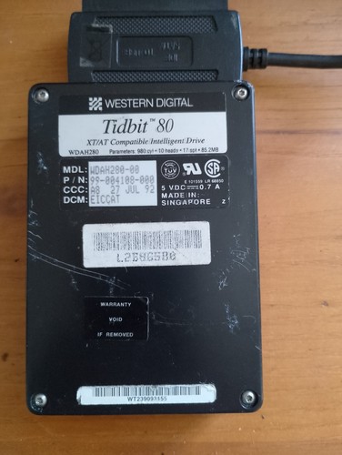 Hard disk 2mb western - disk,