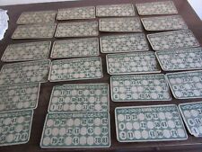 24 cartelle tombola SPIGA anni Quaranta/Cinquanta con proverbi popolari 