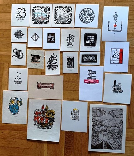 Exlibris bookplate ottmar - 24,