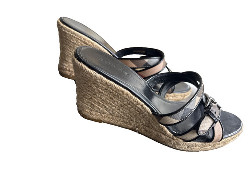 Sandali slides burberry neri - sandali,