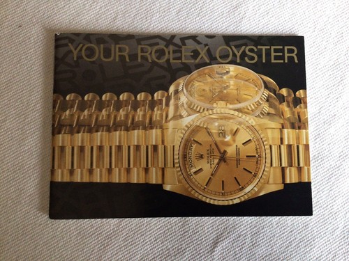 Libretto booklet your rolex - libretto,