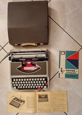 ROYAL LITTON Mod. 204 macchina da scrivere portatile con Custodia e Istruzioni 