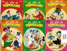 TOPOLINO ALBI  6 FUMETTI