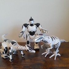 Pacchetto giocattoli retrò Wowwee Mini Roboraptor, Robosapian & Roboreptile Walking