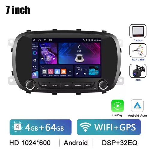 Autoradio per fiat 500x - 7”,
