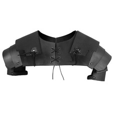 Medievale Rinascimento Shoudler Armatura in Pelle per Uomo Cosplay Costume Gu...