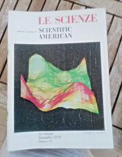 Le Scienze. Ed. It. Scientific American (1970/75). NUMERI SINGOLI a scelta.