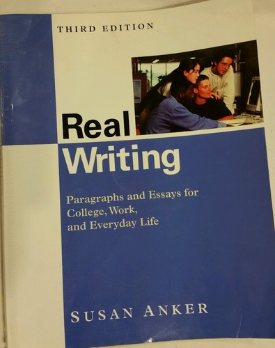 Real writing paragraphs - writing, &
