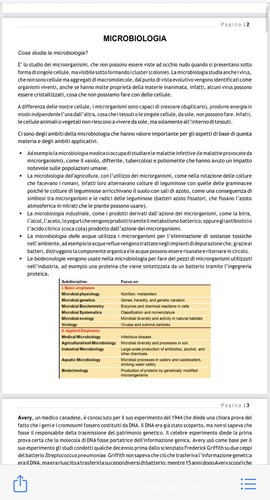 Appunti microbiologia esame