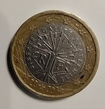 MONETA Francia 1 euro 2000