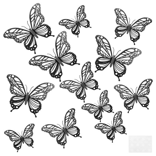 Butterflies decoration wall - butterflies, 3d