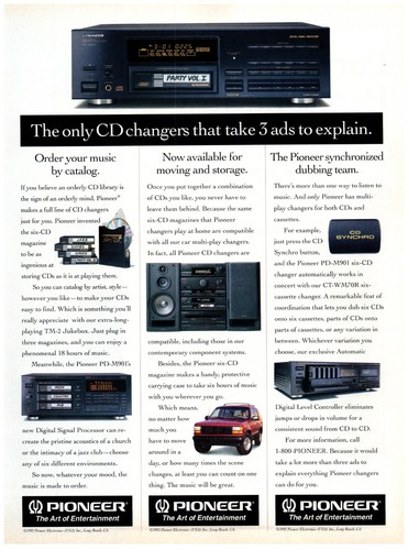 Print 1992 pioneer - print, ad,