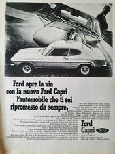 FORD CAPRI - ADVERT PUBBLICITA' D'EPOCA ADVERTIS ADV  - 7️⃣