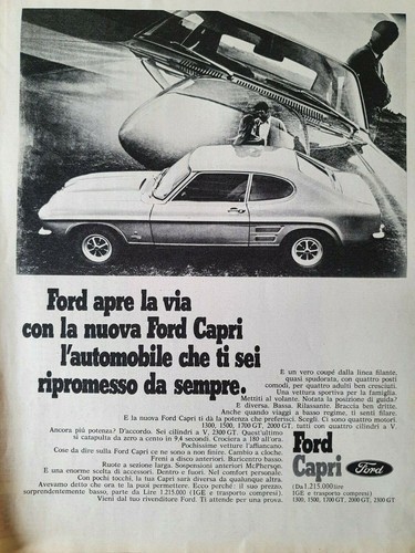 Ford capri advert - capri,