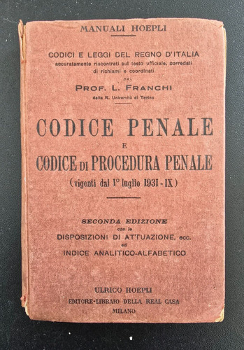Manuale hoepli codice penale - hoepli,