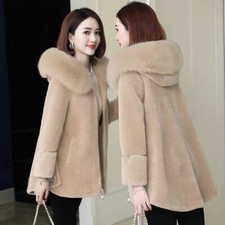 Cappotto donna pelliccia lana