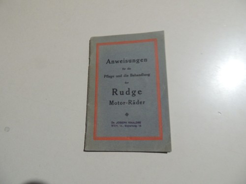 Rudge 250 350 - , 500
