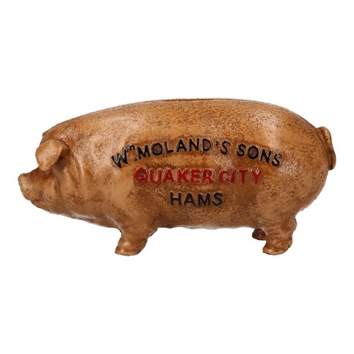 Quaker city ham pig hog - pig,